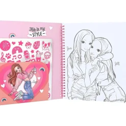 Top Model - Libro para colorear con lentejuelas reversibles*DEPESCHE Online