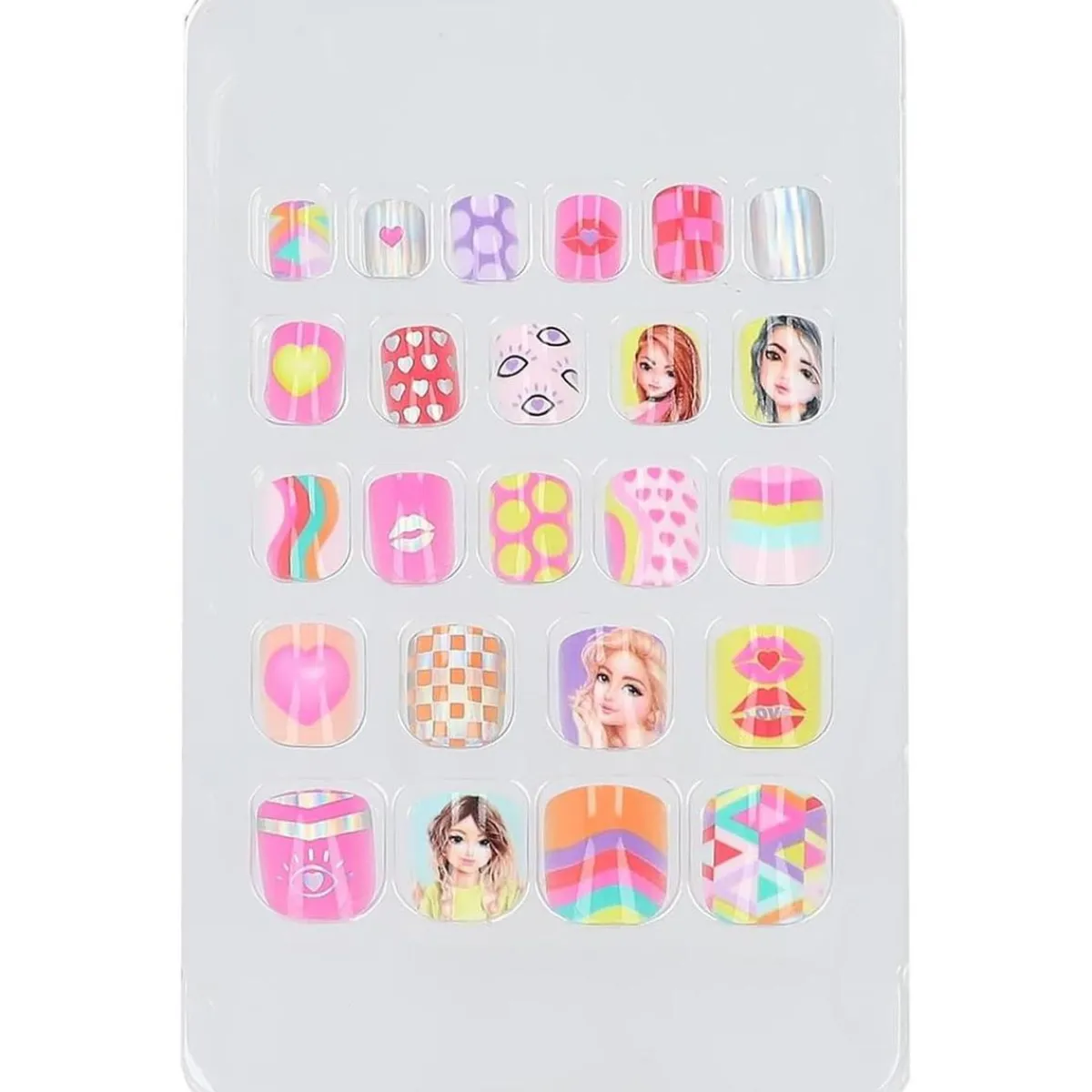 Top Model - Uñas postizas Neón*DEPESCHE Hot