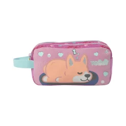 New - Estuche Doggy Love Material Escolar
