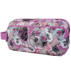 - Estuche escolar 3 compartimentos - Mascotas divertidas*TOTTO