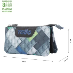 - Estuche escolar bloques Tablero*TOTTO Hot