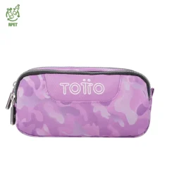 - Estuche escolar dos compartimentos camuflaje rosa Sobre*TOTTO Discount