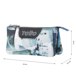 - Estuche escolar postales y casetes Tablero*TOTTO Outlet