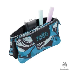 Clearance - Estuche escolar tiburones Tablero Material Escolar