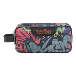 Discount - Estuche escolar tres compartimentos graffiti Agapec Material Escolar