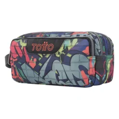 Discount - Estuche escolar tres compartimentos graffiti Agapec Material Escolar