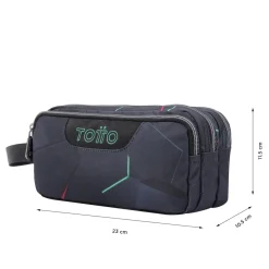 - Estuche escolar tres compartimentos fractal Agapec*TOTTO Sale