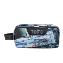 - Estuche escolar tres compartimentos postales y casetes Agapec Material Escolar