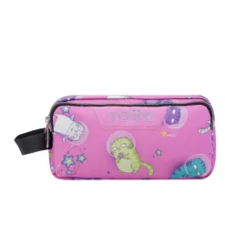 - Estuche escolar tres compartimentos gatos astronautas Agapec*TOTTO Best