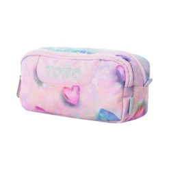 New - Estuche Sobre Glitter Shiny Heart Material Escolar