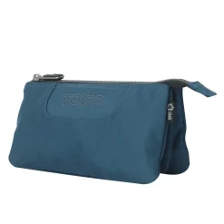 New - Estuche Tablero Moroccan Blue Material Escolar