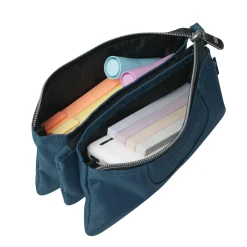 New - Estuche Tablero Moroccan Blue Material Escolar