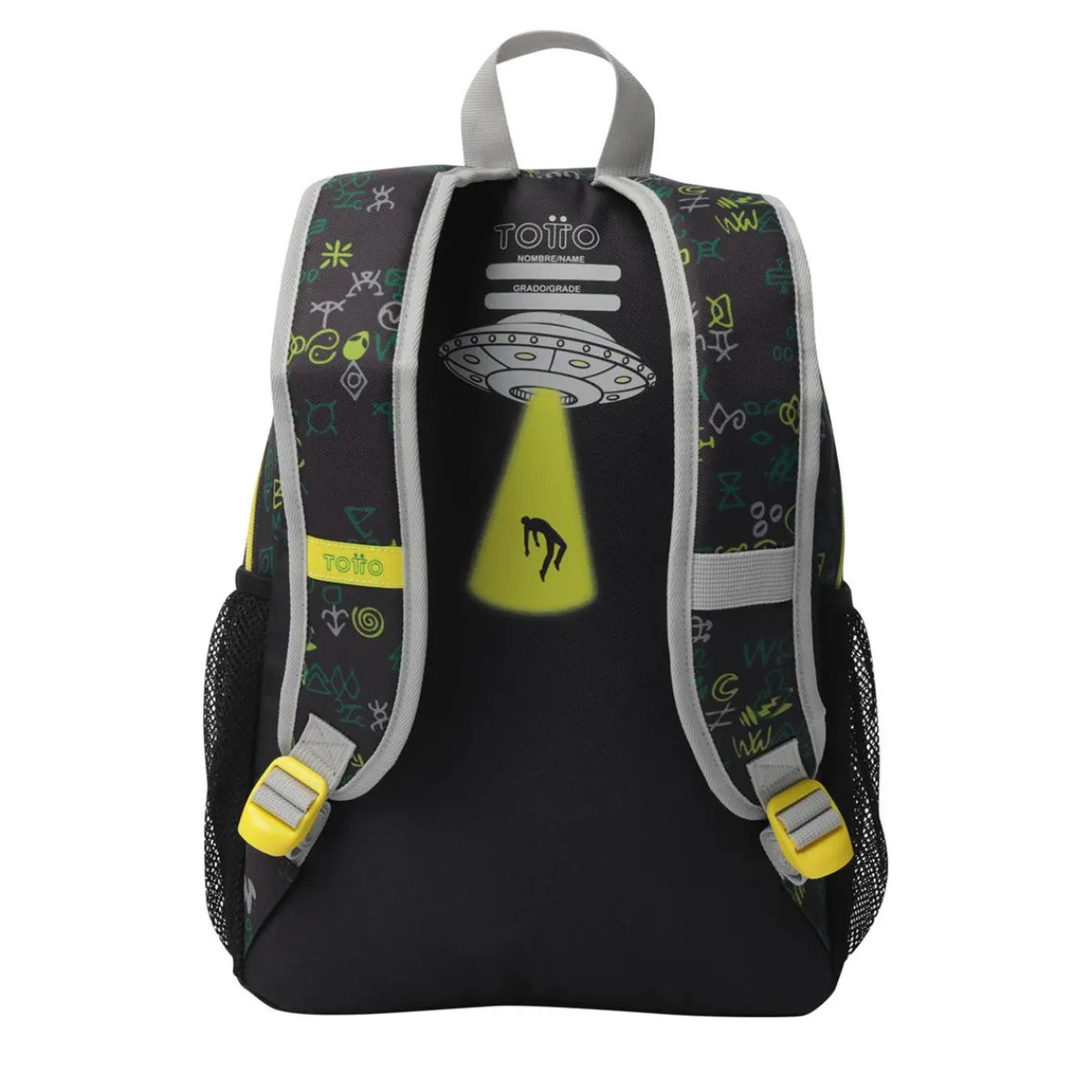 Hot - Mochila Alien Cosmic M Material Escolar