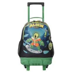 Sale - Mochila con ruedas Alien Cosmic M Material Escolar