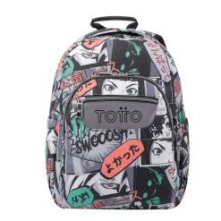 - Mochila escolar adaptable a carro manga Acuareles*TOTTO Outlet