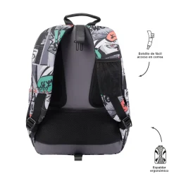 - Mochila escolar adaptable a carro manga Acuareles*TOTTO Outlet