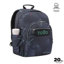 Discount - Mochila escolar adaptable a carro fractal Acuareles Material Escolar