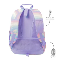 - Mochila escolar adaptable a carro arcoíris Acuareles Material Escolar