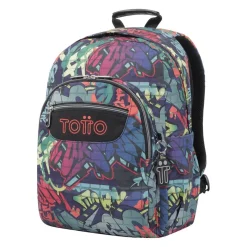 Hot - Mochila escolar adaptable a carro graffiti Acuareles Material Escolar