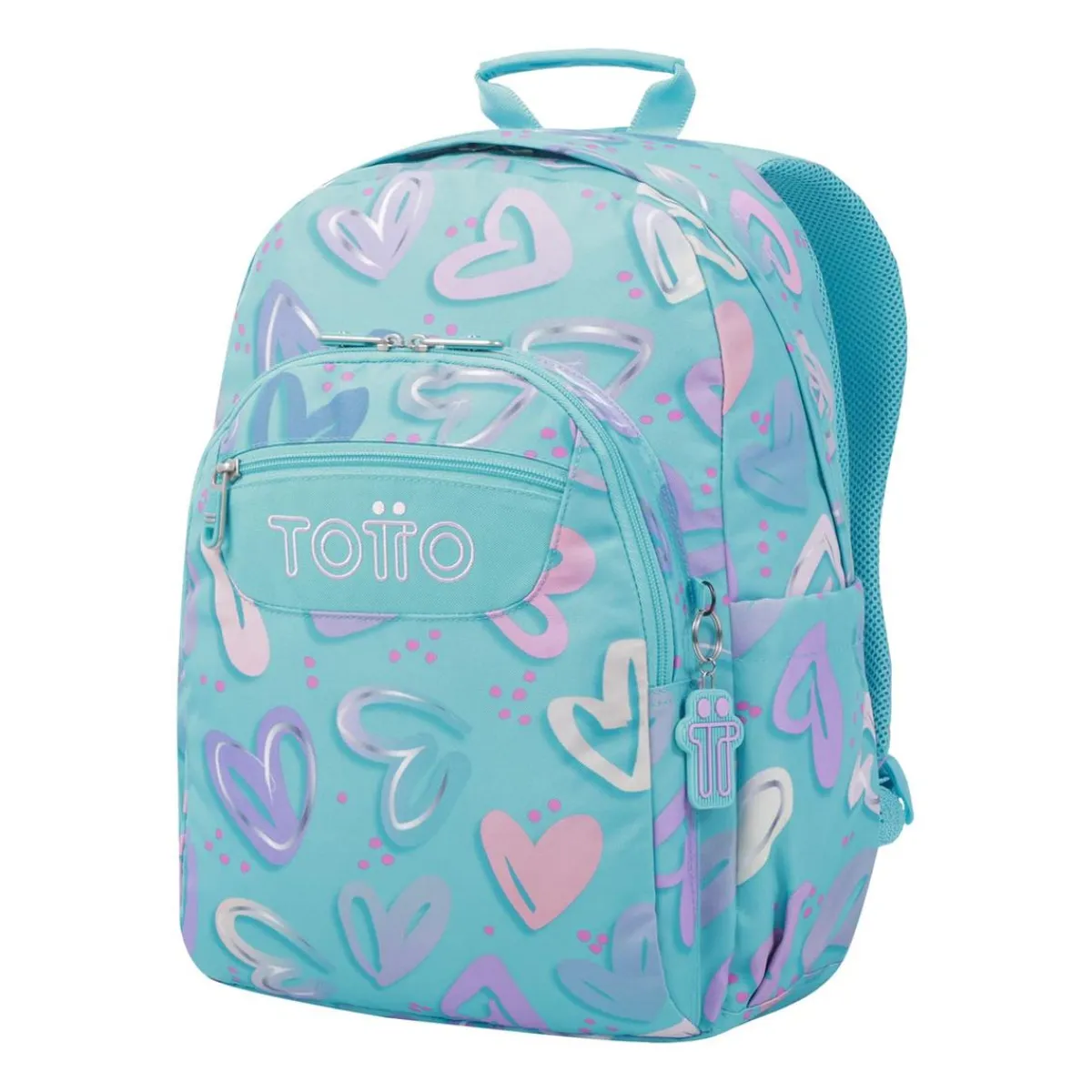 Sale - Mochila escolar adaptable a carro corazones pintados Acuareles Material Escolar