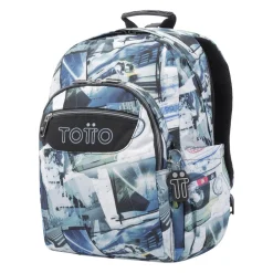 - Mochila escolar adaptable a carro postales y casetes Acuareles*TOTTO Sale