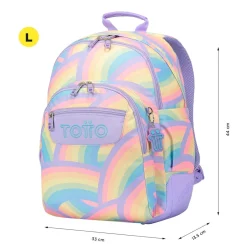 Outlet - Mochila escolar arcoíris Crayoles Material Escolar