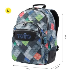 - Mochila escolar bloques Crayoles*TOTTO Outlet