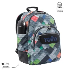 - Mochila escolar bloques Crayoles*TOTTO Outlet