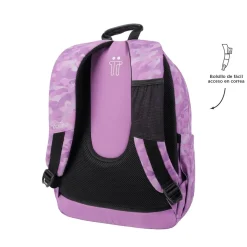 Outlet - Mochila escolar camuflaje rosa Acuarela Material Escolar