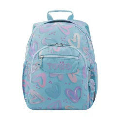 - Mochila escolar corazones pintados Gommas Material Escolar