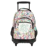 Sale - Mochila escolar con ruedas Renglones - Flores Material Escolar