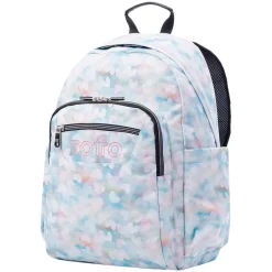 Online - Mochila escolar corazones pastel Acuarela Material Escolar