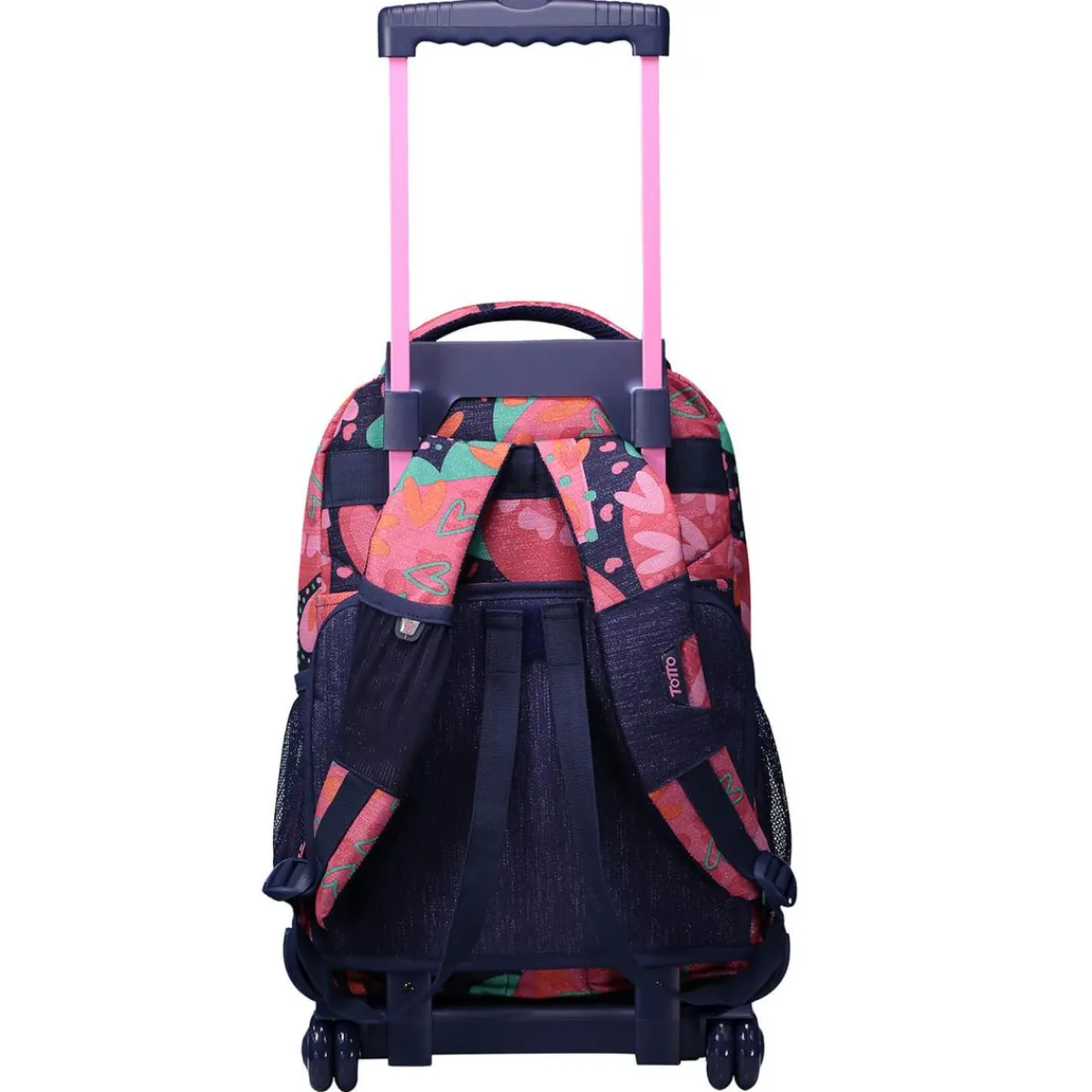 New - Mochila escolar con ruedas Renglones - Mega Material Escolar