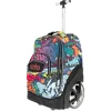 - Mochila escolar con ruedas graffiti Papel*TOTTO Hot