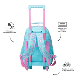 - Mochila escolar con ruedas mediana Tropyglam*TOTTO Outlet