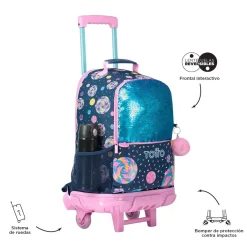 - Mochila escolar con ruedas grande Sweet Candy*TOTTO Clearance