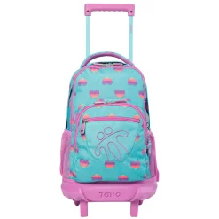 Sale - Mochila escolar con ruedas Resma multicolor Corazones Material Escolar