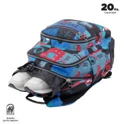 - Mochila escolar cyber monstruos Crayoles*TOTTO Outlet