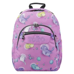 - Mochila escolar gatos astronautas Acuarela*TOTTO Clearance
