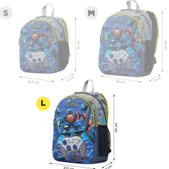 - Mochila escolar grande Monark*TOTTO New