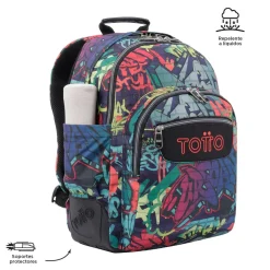- Mochila escolar graffiti Crayoles*TOTTO Clearance