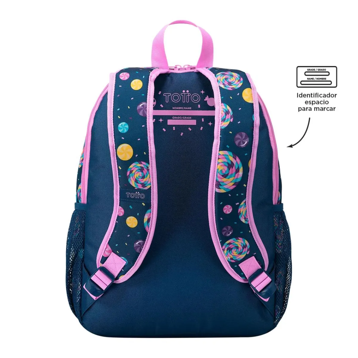 Online - Mochila escolar mediana Sweet Candy Material Escolar