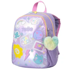 Clearance - Mochila escolar pequeña Emojy Material Escolar