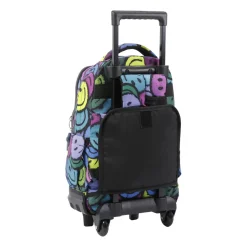 Clearance - Mochila escolar pequeña ruedas emojis Resma Material Escolar