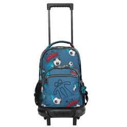 Sale - Mochila escolar pequeña con ruedas Resma - Fútbol Material Escolar