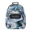 Hot - Mochila escolar postales y casetes Crayoles Material Escolar