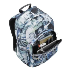 Sale - Mochila escolar postales y casetes Acuarela Material Escolar