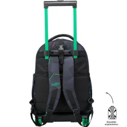 - Mochila escolar ruedas desmontable fractal Tiza*TOTTO Outlet