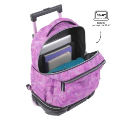 - Mochila escolar ruedas desmontable camuflaje rosa Tiza*TOTTO Online