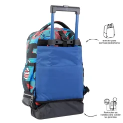 - Mochila escolar ruedas desmontable cyber monstruos Tiza*TOTTO Hot